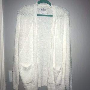 White cardigan